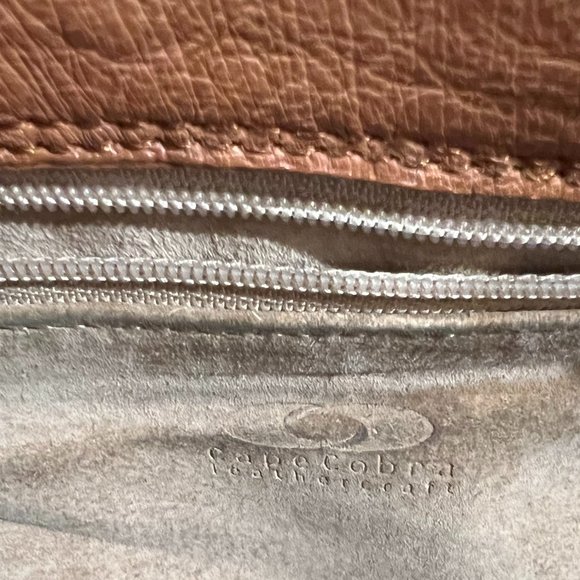 90s Vintage Cape Cobra Pig Skin Handbag - Picture 12 of 14